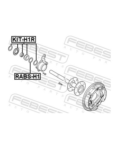 HYUNDAI H-1 ABS gredzens aizmugurē 583814A050